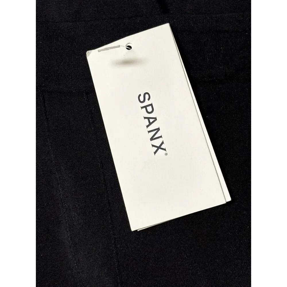 SPANX NWT Mid Thigh Short Very Black Sz S Stretch Everyday Breathable Whimsygoth